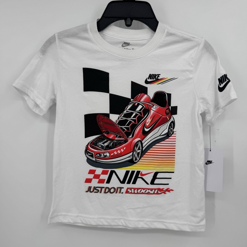 Nike Little Boys' Victory Lap Graphic Jersey Short Sleeve T-Shirt Racecar Tee 5